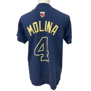 2014 Medium Yadier Molina St Louis Cardinals National League All Star Game Tee